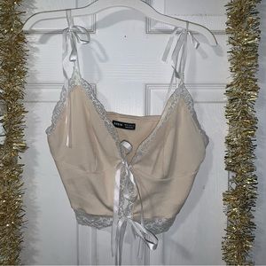 Cute & Sexy tie top!